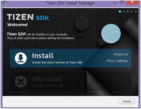 install Tizen SDK